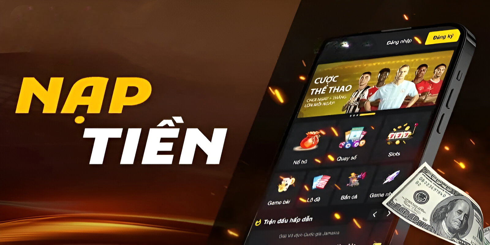 Tiền gửi sẽ được cộng ngay khi hoàn tất lệnh